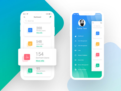 Mobile Dashboard UI (WIP)