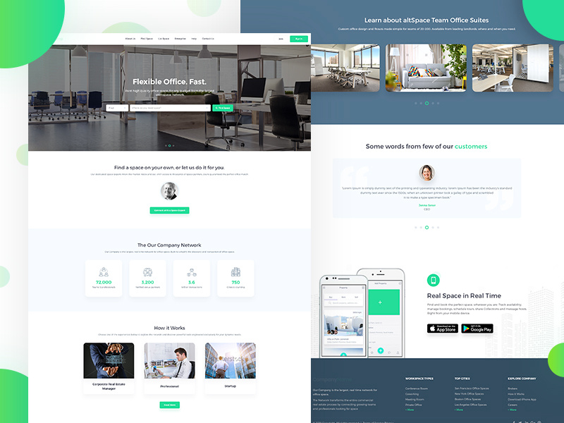 Landing page (WIP) by TushiT for IndiaNIC Infotech on Dribbble