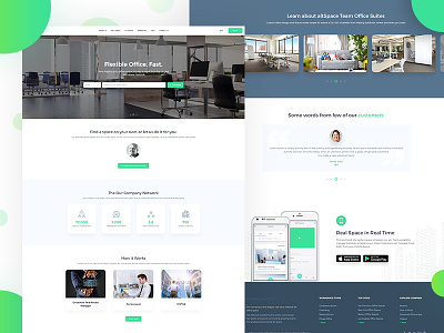 Landing page (WIP) clean company design find indianic landing page ui ux web website