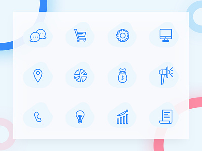 Freebie: Simple Line Icons blue free freebbble freebies icons minimal ressources sketch svg vector
