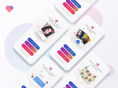 Dating App Onboarding dating illustration ios iphonex love match onboarding tags ui ux