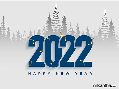 Happy New Year 2022 branding graphic design logo ui