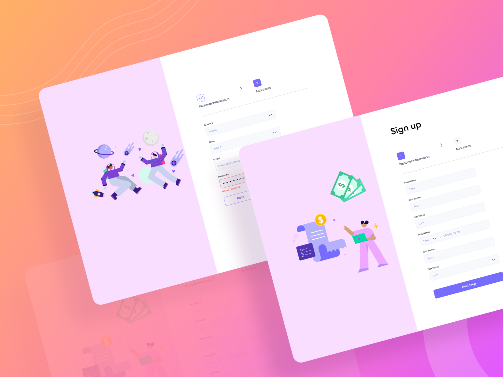 Sign Up By Adela On Dribbble