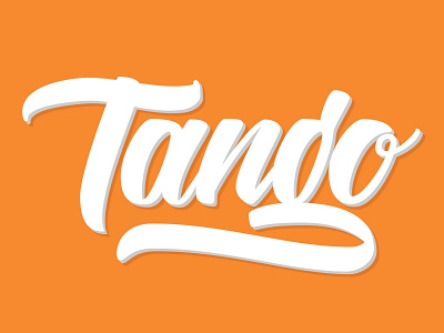 Tango branding brush calligraphy customtype hand lettering handwriting lettering pen script type typo typography