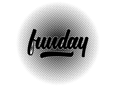 Funday Vector branding calligraphy customtype design hand lettering handwriting logo script type typo typography vector