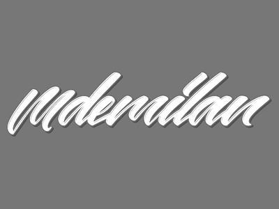 Mdemilan brush brushtype calligraphy cursive handlettering handmadefont handmadetype lettering script type typo typography