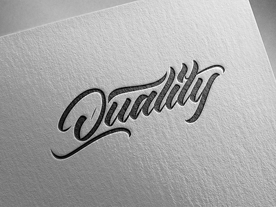 Quality Press brushtype calligraphy cursive handlettering handmadefont handmadetype lettering script type typo typography