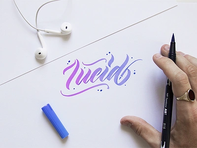 Lucid brushtype calligraphy cursive handlettering handmadefont handmadetype lettering script type typo typography