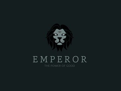 EMPEROR - The Power Of Good graphic design lion logo logo loogodesign minimal logo design