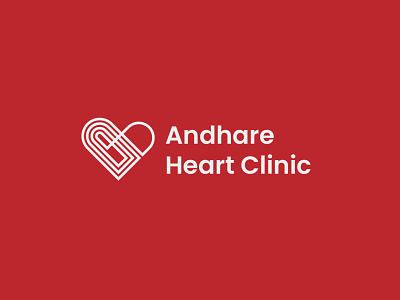 Minimalistic Logo for Cardiologist's Clinic branding design illustration logo vector