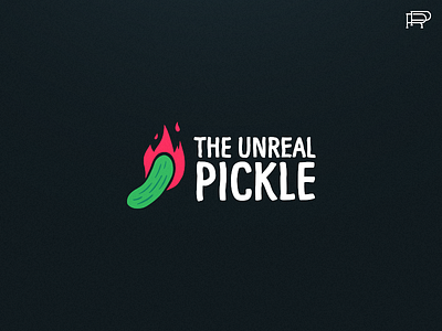 The Unreal Pickle | Logo Identity branding business design dribbble identity illustration logo logotype logotype design pickle rass simple logo youtube youtube channel