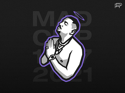 R.I.P. MADCLIP | Illustration branding design face face logo greece greek identity illustration logo logotype madclip music portrait sports trapper