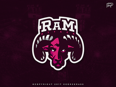 Ram Attack | Logo Identity