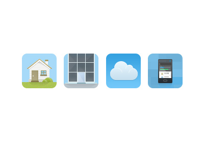 Product Icons app business cloud home icons mobile pixels