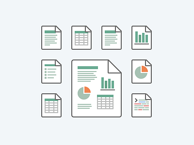 Document type icons