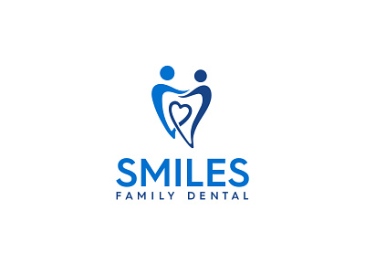 Smiles Family Dental branding design graphic design illustration logo typography vector