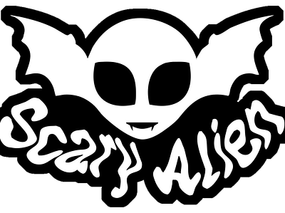 Scary Alien logo brand design branding design logo logo design vector