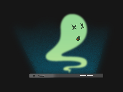 Phone Ghost ghost glow grain illustration smartphone spooky technology