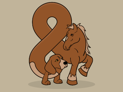 Dog & Pony Show ampersand ampersandimal andimal dog dog and pony pony