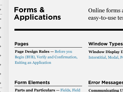 Style Guide - category page georgia gotham style guide