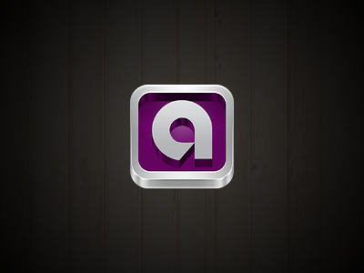 Mobile Icon icon ios mobile purple silver