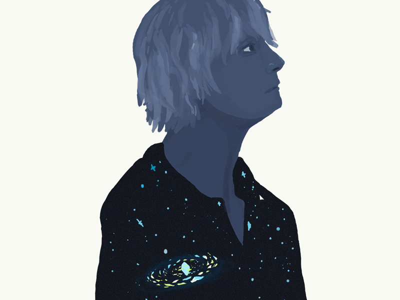 Andro Shirts andromeda animated illustration animation galaxy gif illustration