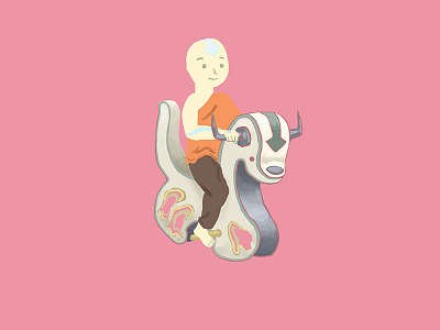 Another Ride art avatar the last airbender illustration