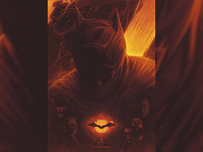 The Batman Poster batman dc comics design graphic design illustration keyart movie poster vector