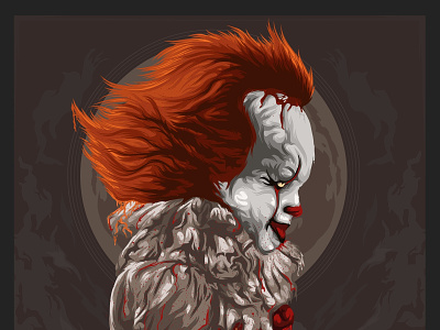 Come Back to Derry Poster clown film poster horror horror art horror poster illustration it it chapter two it movie keyart pennywise poster vector vector art
