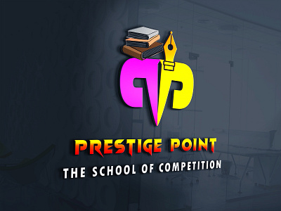Study Centre Logo (Prestige Point) branding design grapic design logo mockup study study centre ui