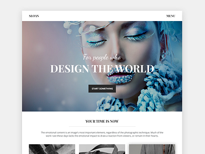Sloan Theme clean minimal simple templates theme web design