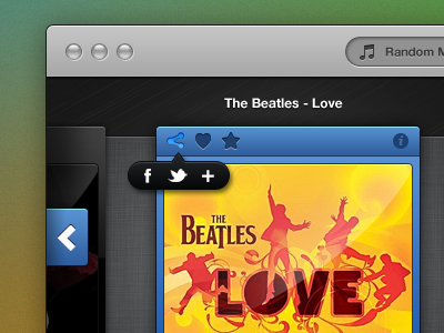 Music Player - Freebie app buttons clean interface music music player texture ui window