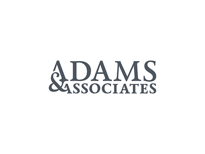 Full Logotype for Adams & Associates Law Firm