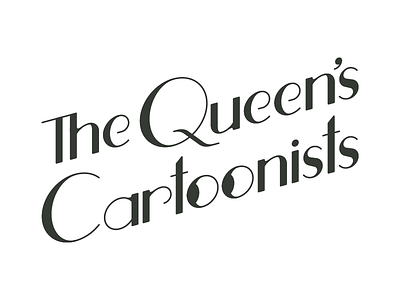 Logo: The Queen's Cartoonists