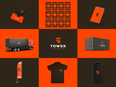 Tower Logistics - Brand Identity app brand branding design graphic design graphicdesign ideaslogo identity illustration logistics logo typography ui vector visuallogo