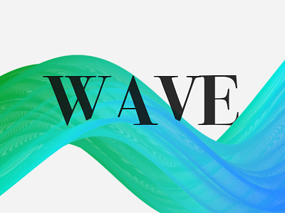 Wave 2017 ai blend graphic illustration typography