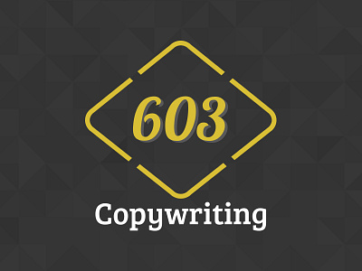 603 Logo Colour Variant branding copywriting logo manchester