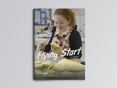 Manchester High School For Girls - Flying Start Newsletter brochure flying girls high school leaflet manchester newsletter photography type