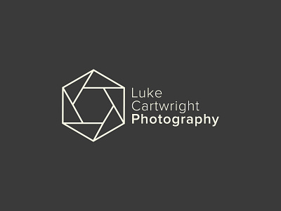 Professional Photographer Identity aperture hexagon identity lines photo photography shapes shutter simple