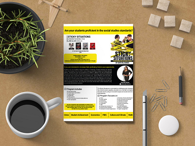 Educational Flyer branding brochure design flyer graphic design logo newsletter ui