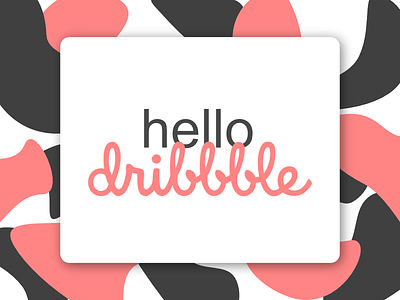Hello Dribbble! debut hello