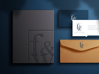 Faith & Work (F&W) Logo and Branding Design branding design logo typography