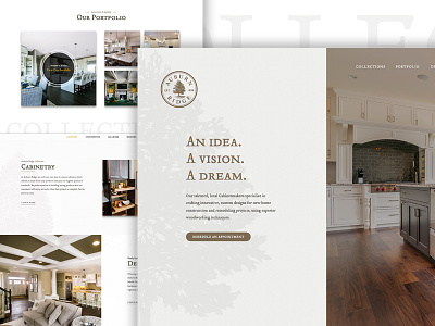 Auburn Ridge clean design grid hero layout typography web web design website wordpress