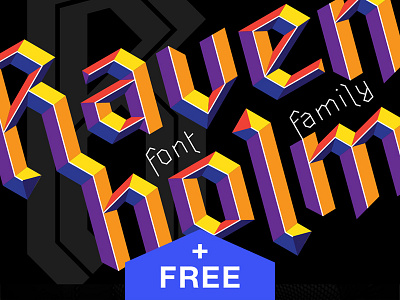 Ravenholm font family color font free gothic ravenholm typeface