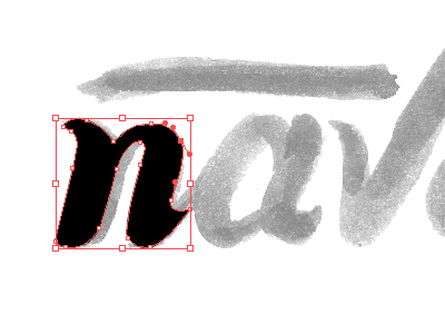 brush script logo identity lettering