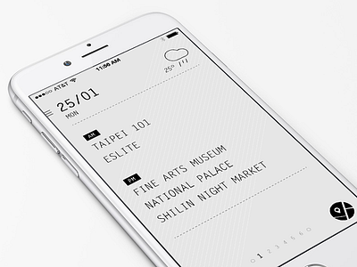 TRAV'LERS (2015) app interaction mobile planner travel trip ui ux