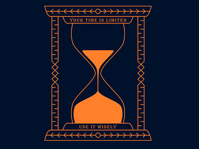 Hourglass hourglass illustration lineart linework vector