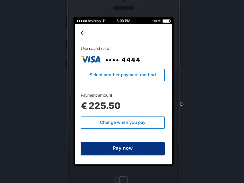 Designing Payments at Booking.com conceptual design