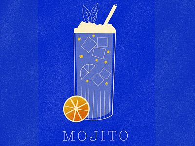 Mojito cocktail drink illustration illustration art illustration design mojito procreate