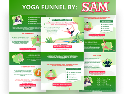 Yoga Funnel Landing Page